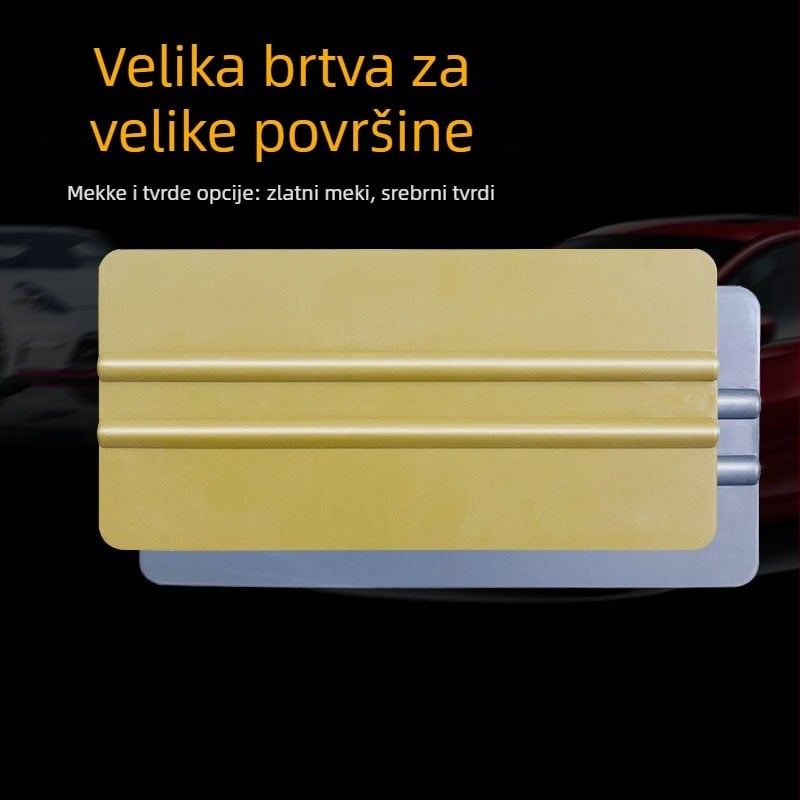 Skraber za foliju automobila, veliki kvadratni, plastični — TACARO