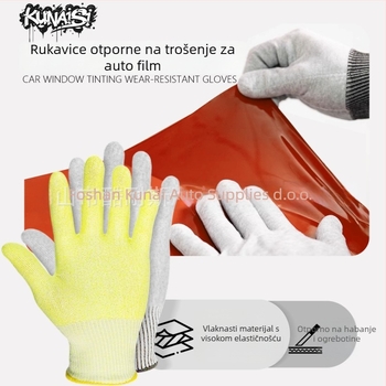 Rukavice za ugradnju automobilske folije, ultra-fina vlakna, visoka elastičnost, otporne na habanje, anti-statike, zatvaranje rubova