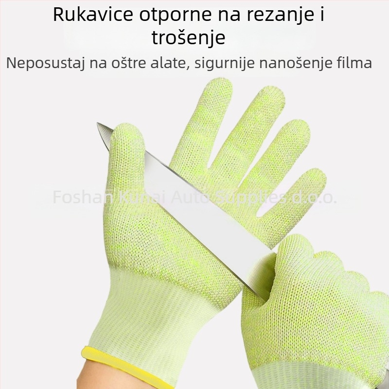 Rukavice za ugradnju automobilske folije, ultra-fina vlakna, visoka elastičnost, otporne na habanje, anti-statike, zatvaranje rubova