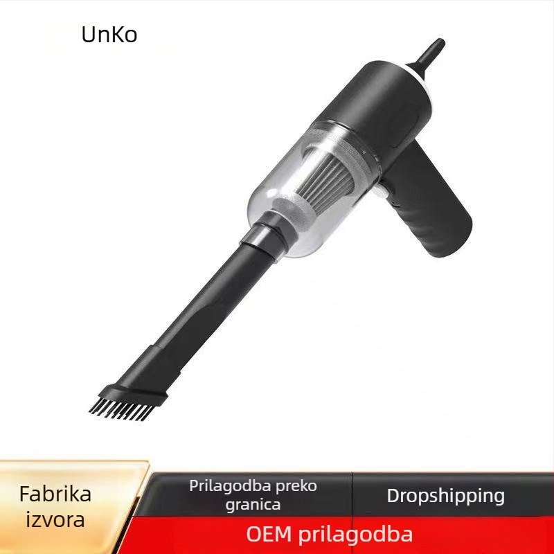 Ručni bežični usisavač za automobil, s ugrađenom baterijom 1001–1600 mAh, 30W, usis 10,1–15 kPa, buka < 36 dB