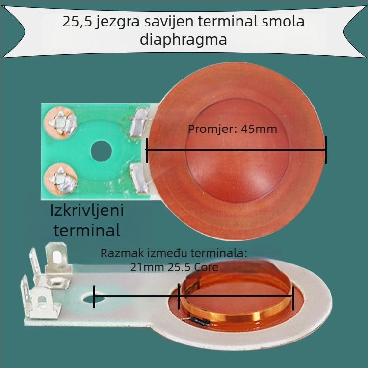 Zvučnik visokotonac s rogom — 6 Ω, 10 W