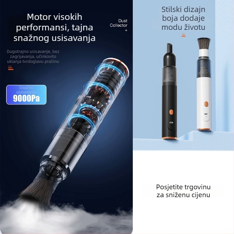 Nova bežična ručna usisavač za automobil – kompaktna i prijenosna za automobil i radnu površinu
