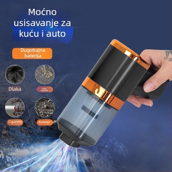 Prijenosni bežični usisavač za auto i dom, 9000Pa usisna snaga, 5V, 120W, punjivi