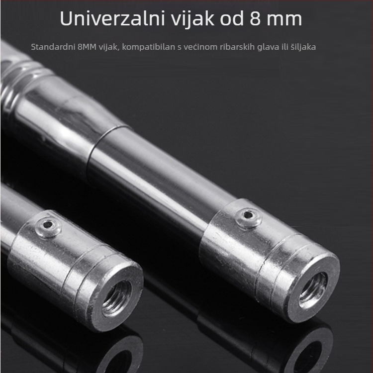 Dabei Fishing Gear Nehrđajući čelik teleskopski štap za mrežu