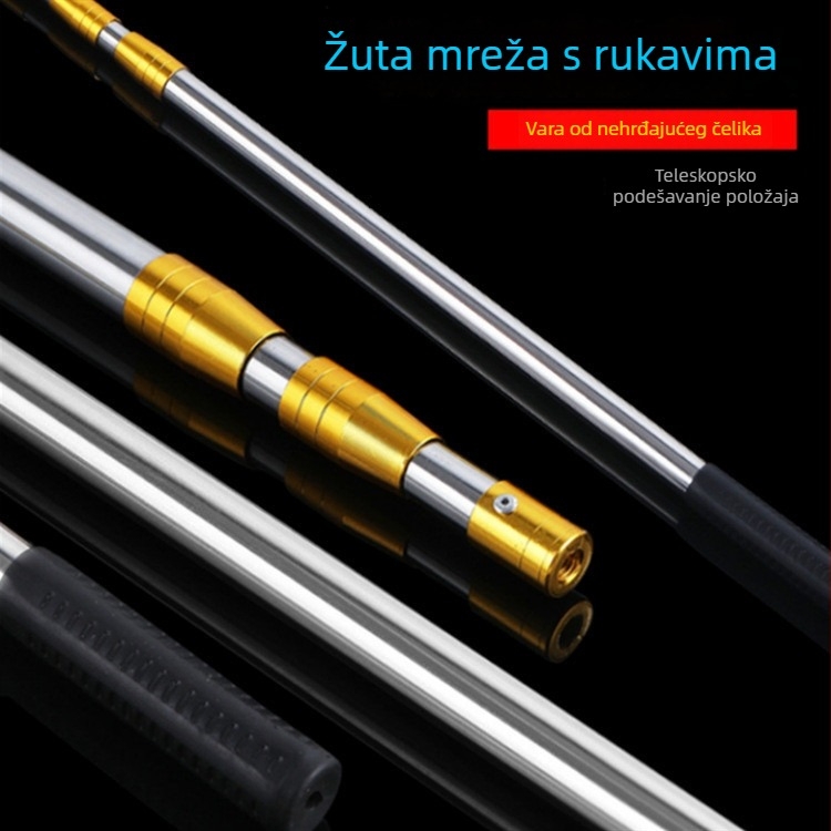 Dabei Fishing Gear Nehrđajući čelik teleskopski štap za mrežu