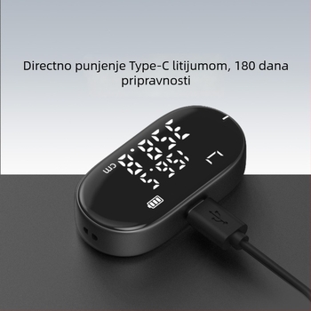 Duke Q2 fleksibilno elektroničko ravnalo za mjerenje površina, više načina, Type-C punjenje, visoka preciznost, prijenosno