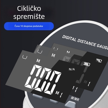 Miniaturni mjerač s rollerom, elektroničkim mjerenjem zakrivljene površine i bezkontaktnim mjerenjem udaljenosti