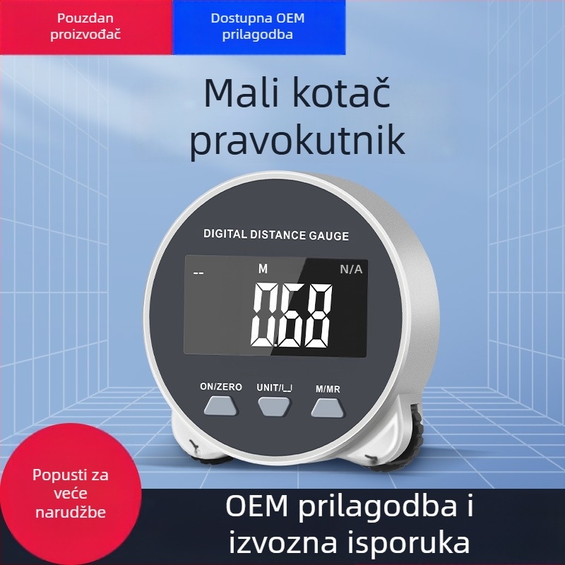 Miniaturni mjerač s rollerom, elektroničkim mjerenjem zakrivljene površine i bezkontaktnim mjerenjem udaljenosti