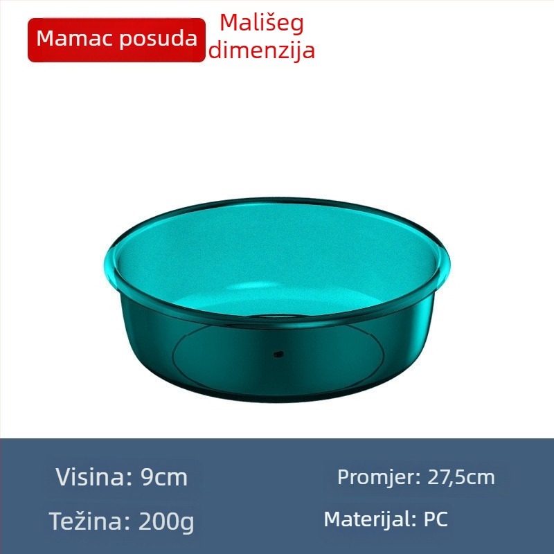Trodijelni set posuda za mamac, neprijanjajući, za miješanje mamaca, PC materijal