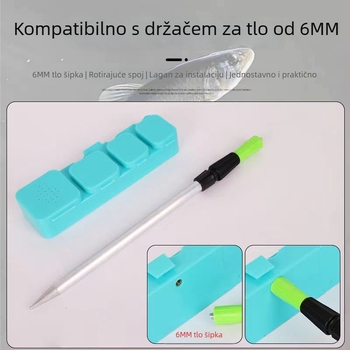 Magnetski držač kutije mamaca – univerzalna kutija za uranjanje mamaca za pecanje, plastika, proizvedeno u Kini