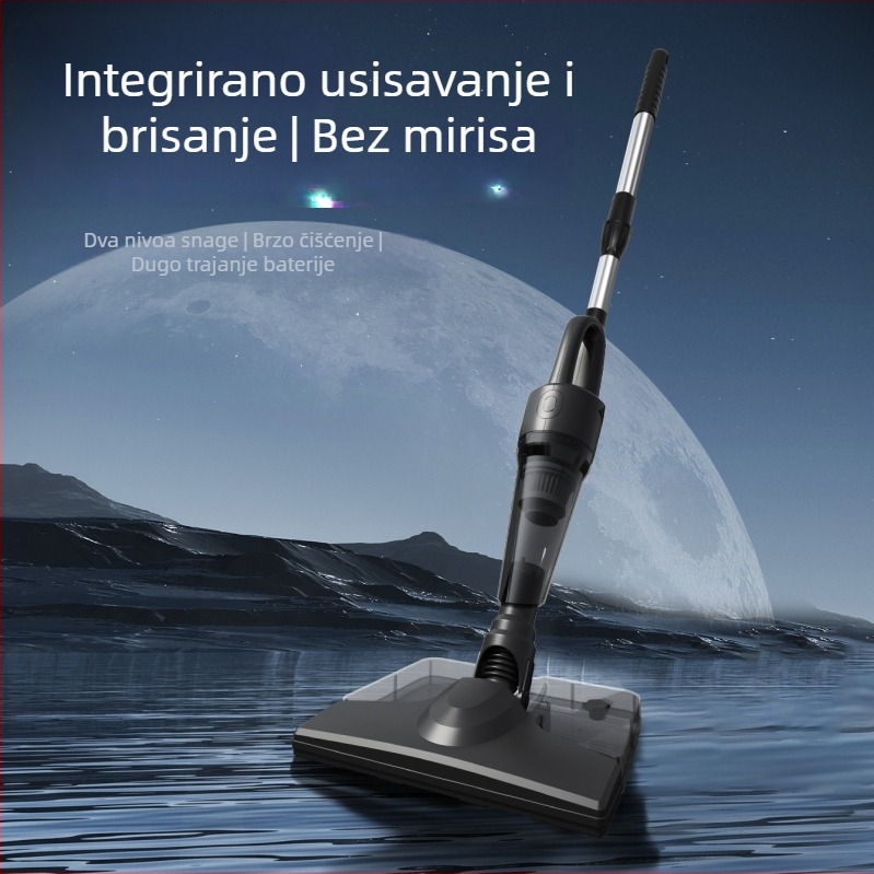 Bežični ručni usisavač za auto, 120W, 2-u-1 četka za pod, buka ispod 36 dB, trajanje 1–3 h