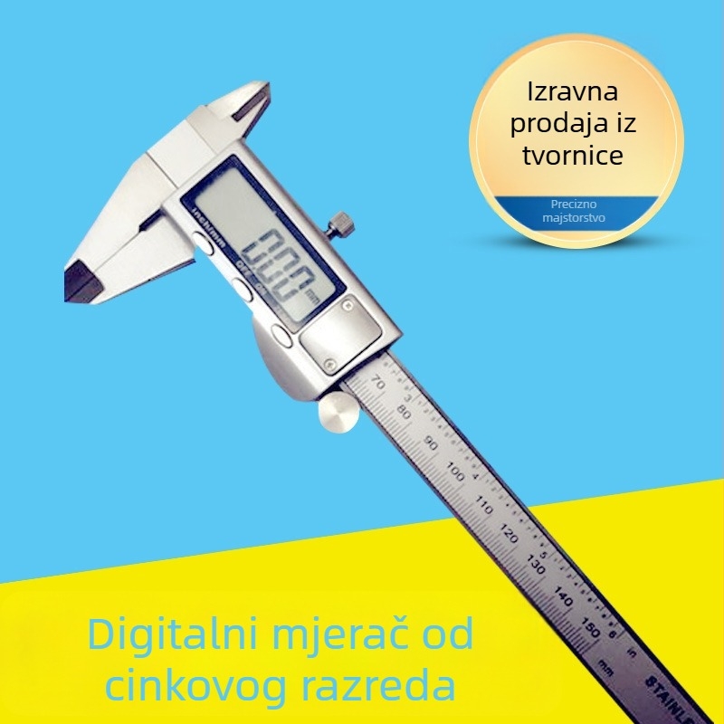 Digitalni šubler s metalnim kućištem za precizna mjerenja