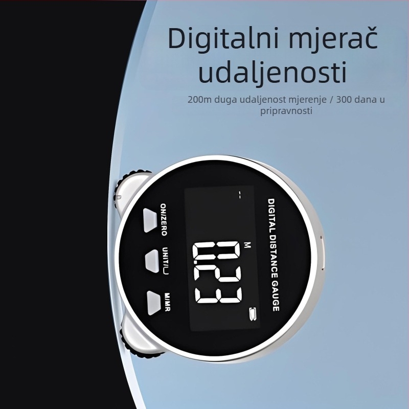 MAKLE Elektronički rolo mjerač sa digitalnim zaslonom za radično cilindrične površine – Višenamjenski mjerni alat