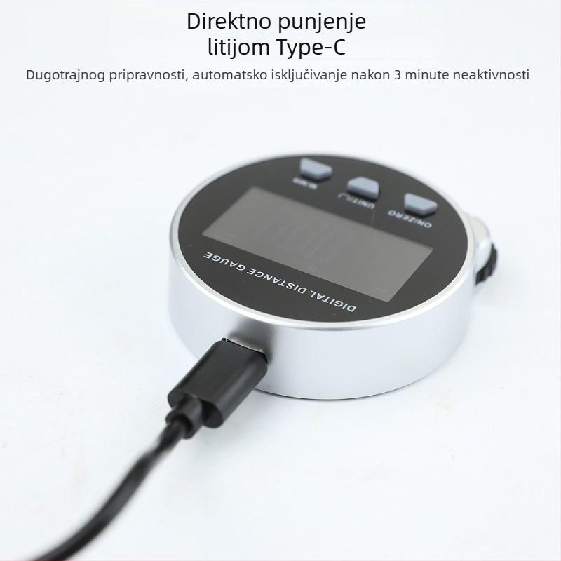 MAKLE Elektronički rolo mjerač sa digitalnim zaslonom za radično cilindrične površine – Višenamjenski mjerni alat