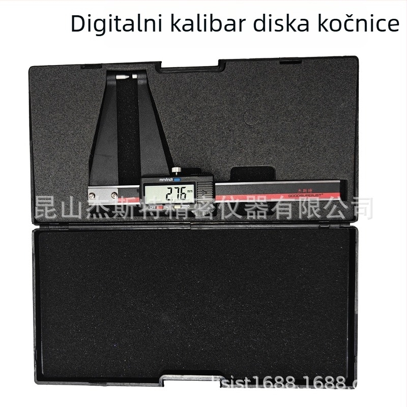 Digitalni mjerni kalibar za disk kočnice, digitalni zaslon, raspon 0–95 mm, OEM-kompatibilan