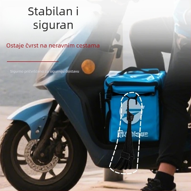 Remen za pričvršivanje kutije za dostavu, latex-elastični užet, otporan na habanje, jednobojni uzorak, dodatak za torbe, urbani minimalistički stil