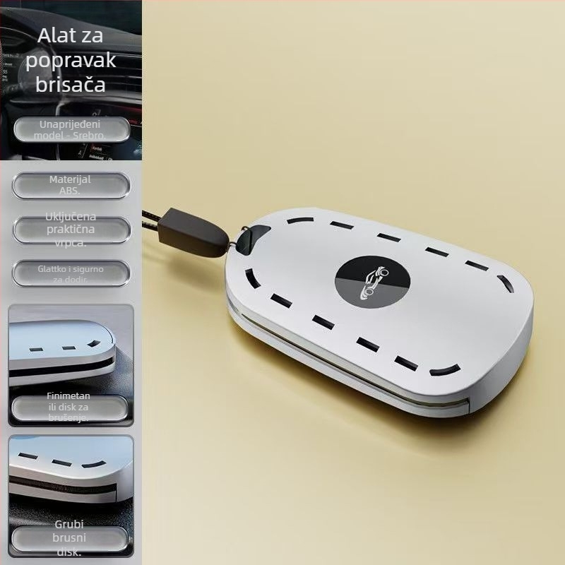 Alat za popravak brisača automobila Restorer, kut struganja 30-45°, ABS materijal, opća kompatibilnost