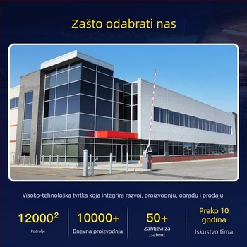 Automobilska pumpa za zrak, jednocilindrična, 120W, DC-12V, 35L/min, digitalni zaslon s pokazivačem, kabel duljine 3 m