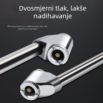 Visokoprecizni mjerač tlaka za automobilne gume, čelično kućište, raspon tlaka 0–16 kg, točnost 0,02, prikaz više jedinica