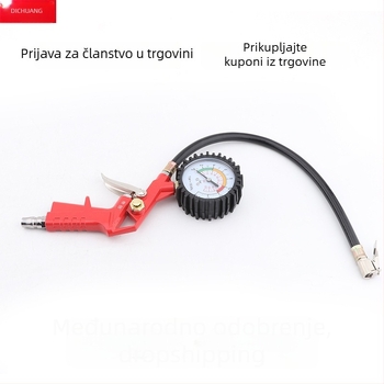 Dichuang Mjerač tlaka u gumama – visoka preciznost, raspon 0-230 PSI, točnost 0.01 PSI, kućište od aluminijske zlitine