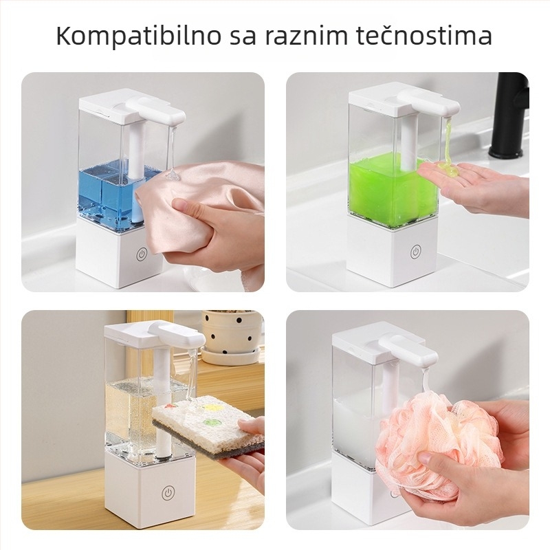 Automatski dozator sapuna s indukcijom – ABS materijal, beskontaktno korištenje, stolna instalacija, moderan minimalistički stil