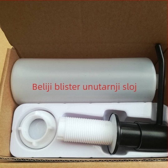 Dispenzer za sapun na kuhinjskom sudoperu | Nerđajući čelik 304 | Ručni pritisk | Premaz pečenim završnim slojem | Novi kineski stil | Težina 0,14 kg