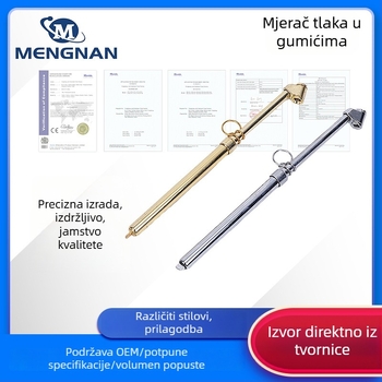 Mengnan mjerač tlaka u gumama za kamion i auto – raspon 0–100 psi, točnost 2 psi, prikazuje različite jedinice, montiran u vozilo