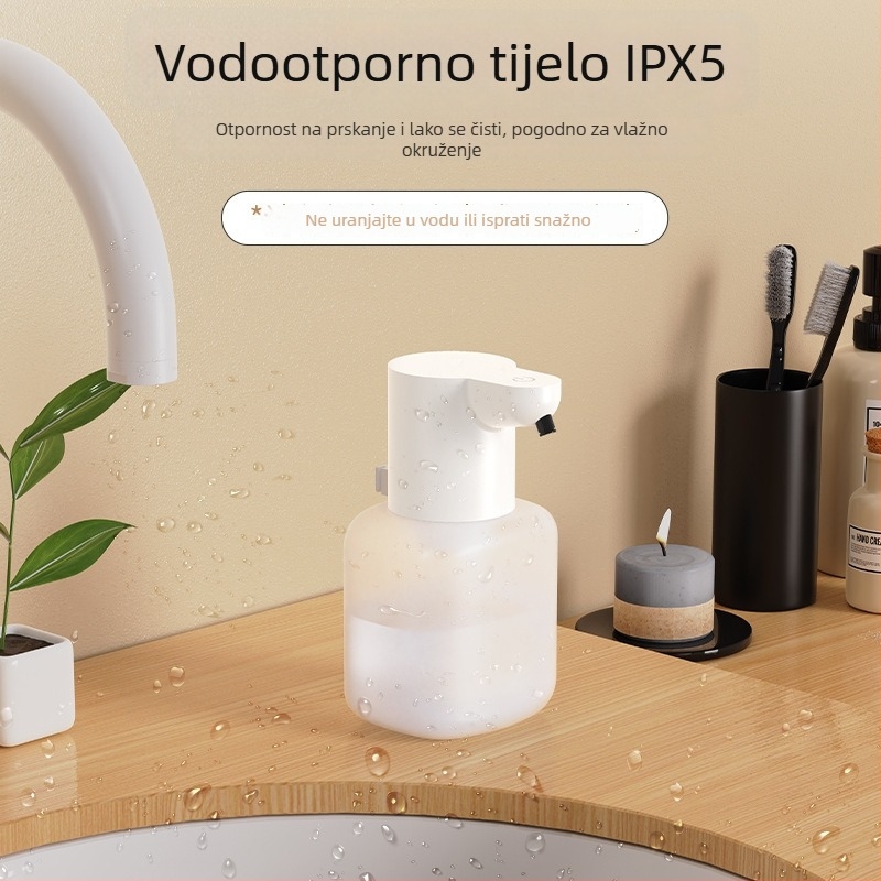 Senzorski dozator sapuna – ABS, anodizirani premaz, 320 g, EU CE certifikat, moderan minimalistički dizajn