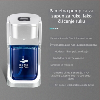 Goda zidni automatski dozator pjenu sapuna sa senzorom – ABS, CE certifikat, 520 g, indukcijsko djelovanje