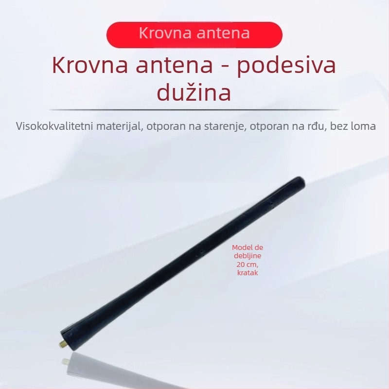 Automobilska TV antena – navojni priključak – kompatibilnost s originalnom tvorničkom opremom – bez prilagodbi