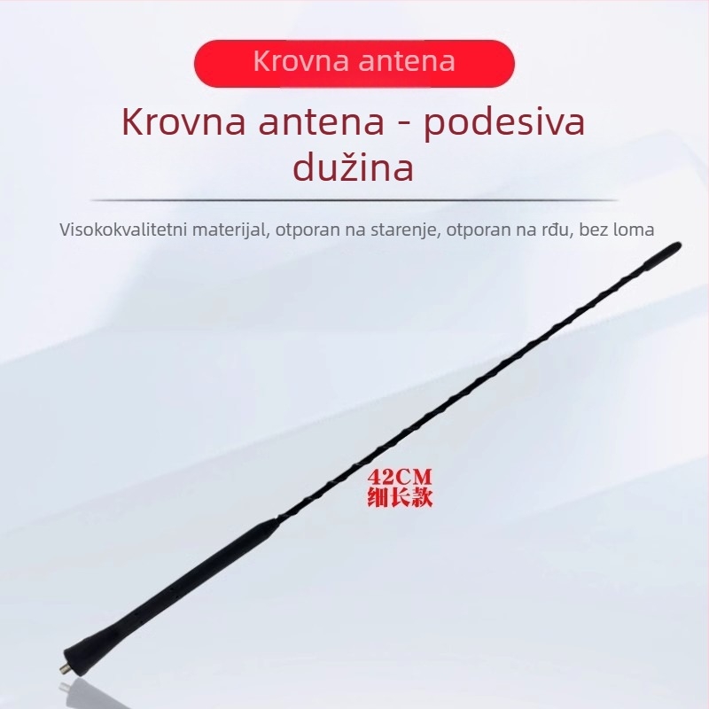 Automobilska TV antena – navojni priključak – kompatibilnost s originalnom tvorničkom opremom – bez prilagodbi