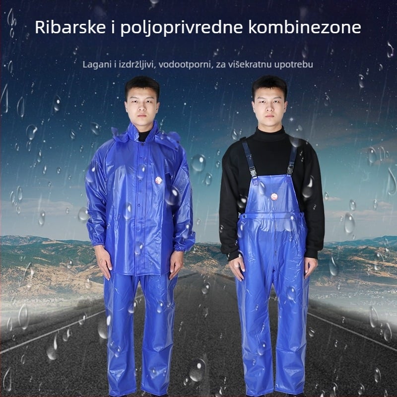 Ribolovni kišobran s kaiševima i vodootpornim hlačama, Oxford tkanina, PVC sloj, debljina tkanine 36