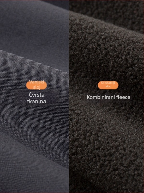 Dječje hlače, flis podstava, korejski stil casual, poliester 90,4%, srednji pojas s elastikom