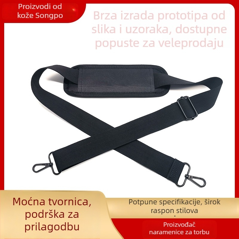 Pine Cone najlon naramenica za cross-body torbu za prijenosno računalo, kameru i kutiju alata – podesiva
