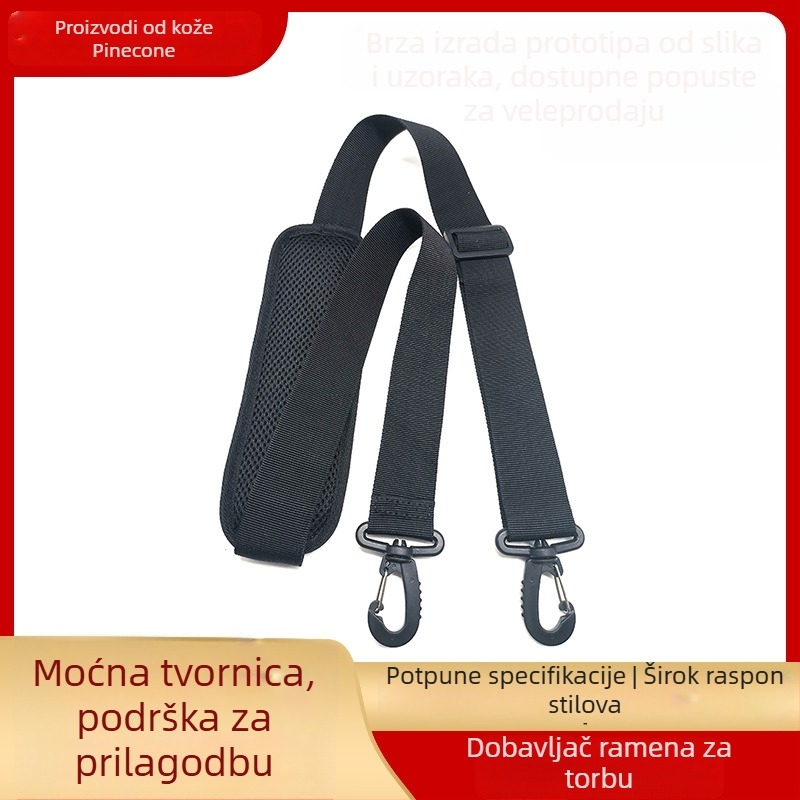Pine Cone najlon naramenica za cross-body torbu za prijenosno računalo, kameru i kutiju alata – podesiva
