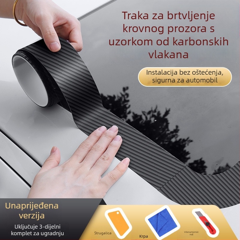Traka za brtvljenje automobilske sunčevog krova - ljepilna brtvna traka za staklo krova