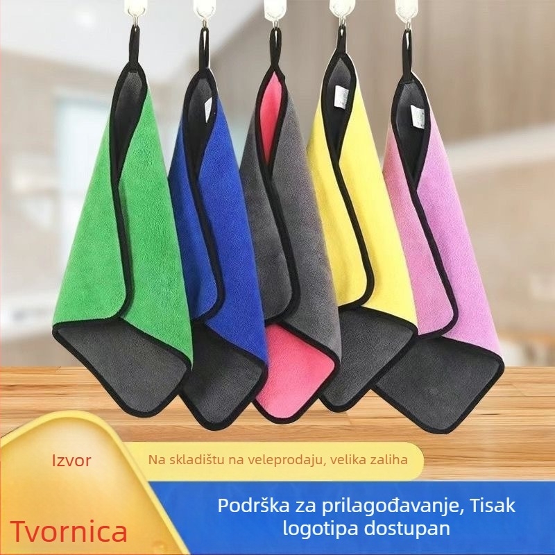 Kuhinjska krpa od drvenog vlakna za staklene površine (bez dlačica, bez tragova)