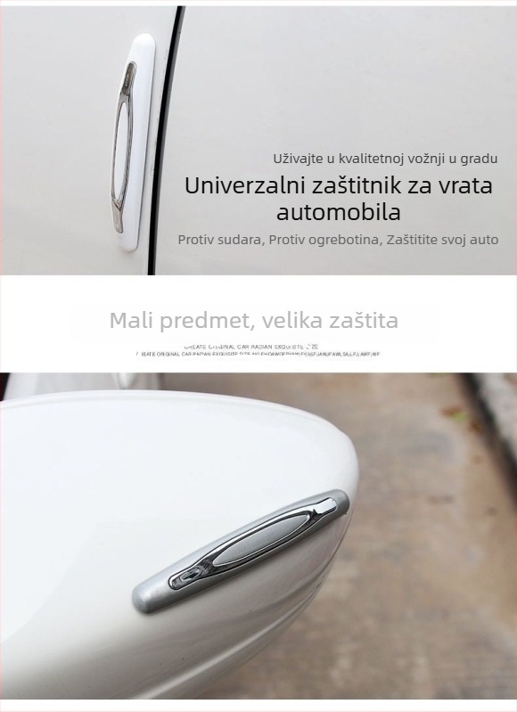 Zaštitna traka za vrata automobila od ABS plastike — brend Solitary Snake; model: Car door anti-collision strip; primjenjivi modeli Automotive General