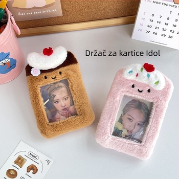 Plišani držač kartica s životinjskim uzorkom – za kartice za obrok, autobus i studentske kartice, sladak dizajn