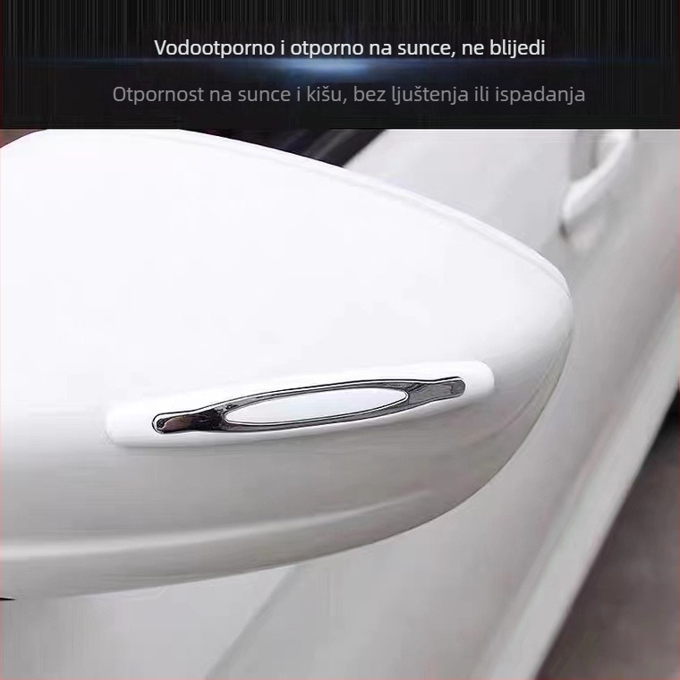 Tongtong optimization Bočna zaštitna traka vrata automobila i retrovizora – PVC+ABS, model 9216, univerzalna