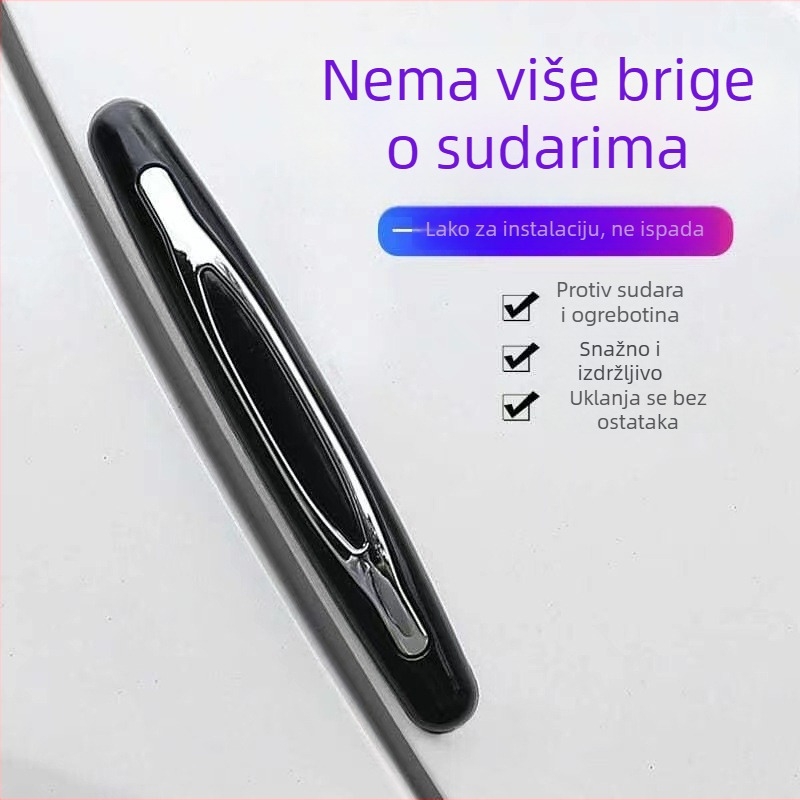 Tongtong optimization Bočna zaštitna traka vrata automobila i retrovizora – PVC+ABS, model 9216, univerzalna