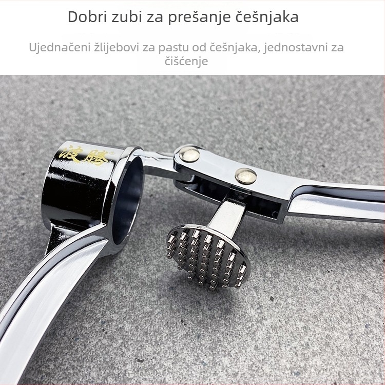 Ručni lis za češnjak od nehrđajućeg čelika, višenamjenski, moderni stil jednostavnosti (materijal: nehrđajući čelik; rad: ručni; funkcija: višenamjenska; stil: moderni jednostavnost)