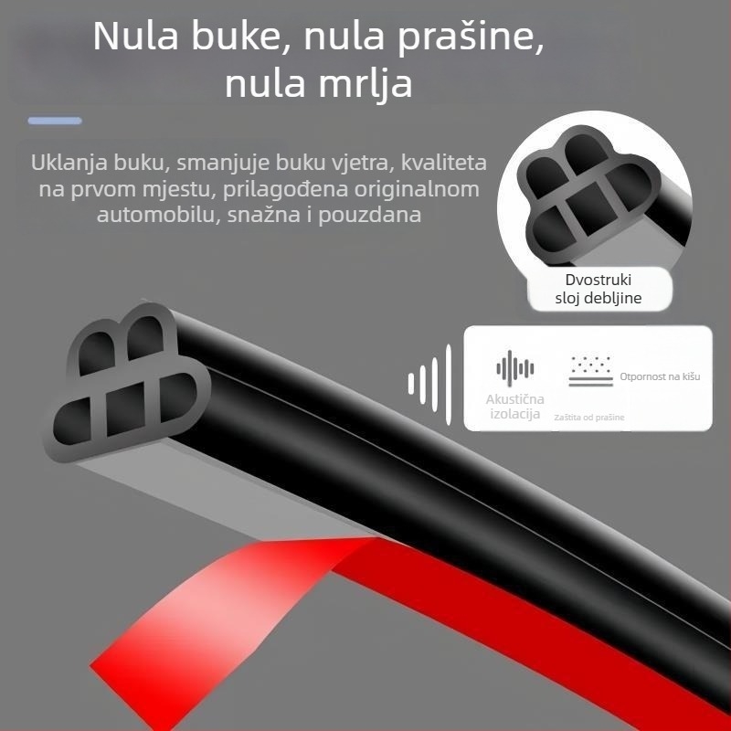 Mehaničko brtvilo za vrata električnog tricikla – Awtre87, materijal brtivne trake: dehidrirajući patch, kompatibilno s 1 modelom; marka: Don't wipe it; otporno na vjetar, vodootporno i zvučno izolacijska guma.