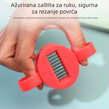 Višenamjenski nož za povrće s funkcijom ribanja i sječenja, prijenosni kuhinjski alat, mogućnost prilagođavanja logotipa