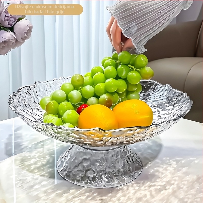 Akrilni tanjur za voće, stil laganog luksuza, marka Initial benefit, premium proizvod