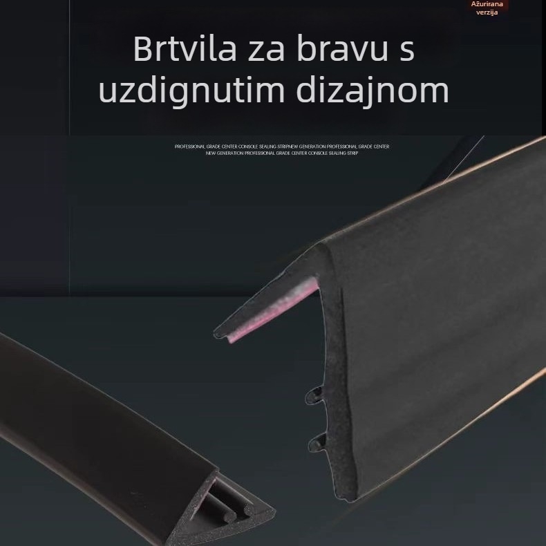 Brtvilo za automobilsku staklo, gumeni V-oblik profila, za unutarnje staklo, kompatibilno sa svim modelima