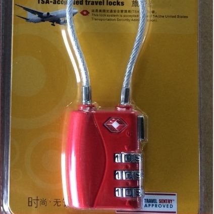 TSA719 Brava za prtljagu s kodom, od cinkovog legura, debljina brave 3–4 mm, 63 g