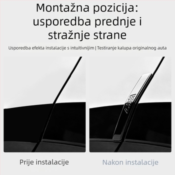 Antikolizijska traka za vrata Geely Boyue L 4. generacije, Mandini ABS