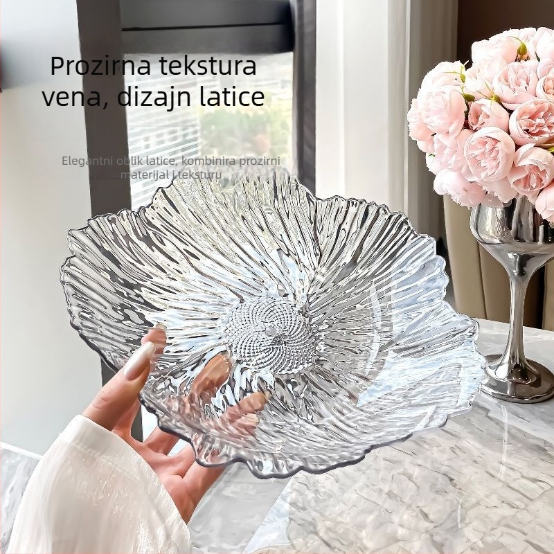 Set od 2 tanjura za voće za dnevni boravak, jednostavan stil