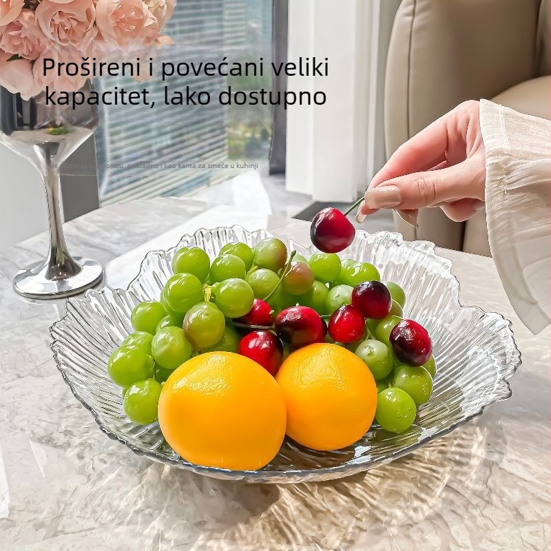 Set od 2 tanjura za voće za dnevni boravak, jednostavan stil